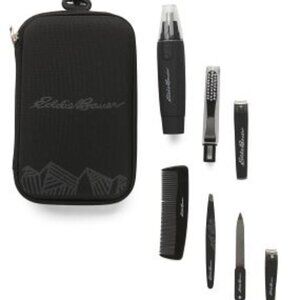 EDDIE BAUER The Overnighter Complete Travel Grooming Collection with Case